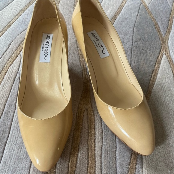 - Jimmy Choo leather wedge - Picture 2 of 9